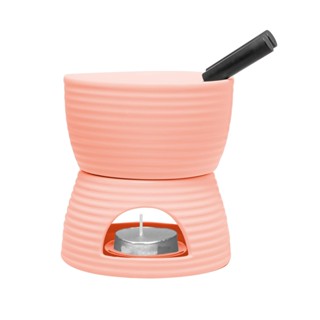 Aparelho de Fondue Wolff Lines 6 Peças de Porcelana Rosa em Oferta na Shopee