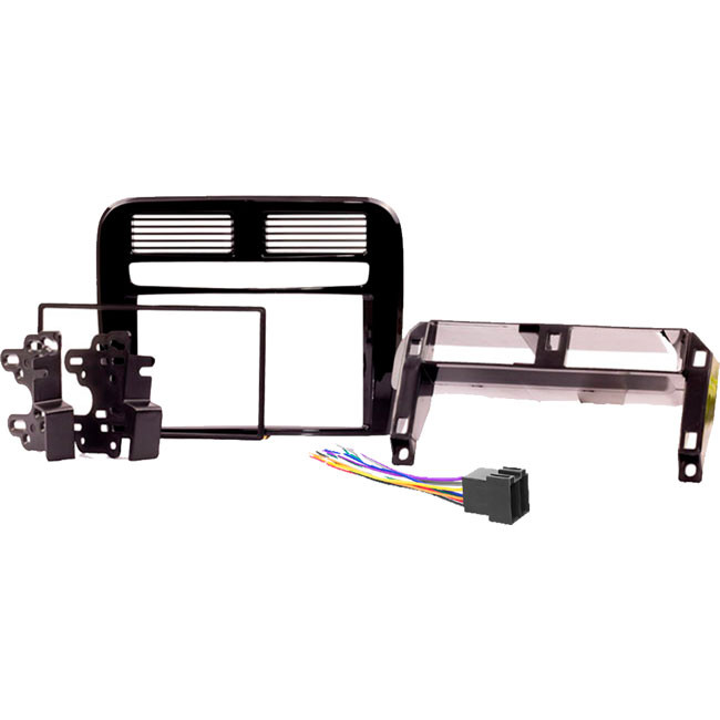 Kit Moldura Painel 7 Pol Punto 2008 2009 2010 2011 2012 2 Din Black Piano Chicote Som Japonês Chinês Duto de Ar em Oferta na Shopee