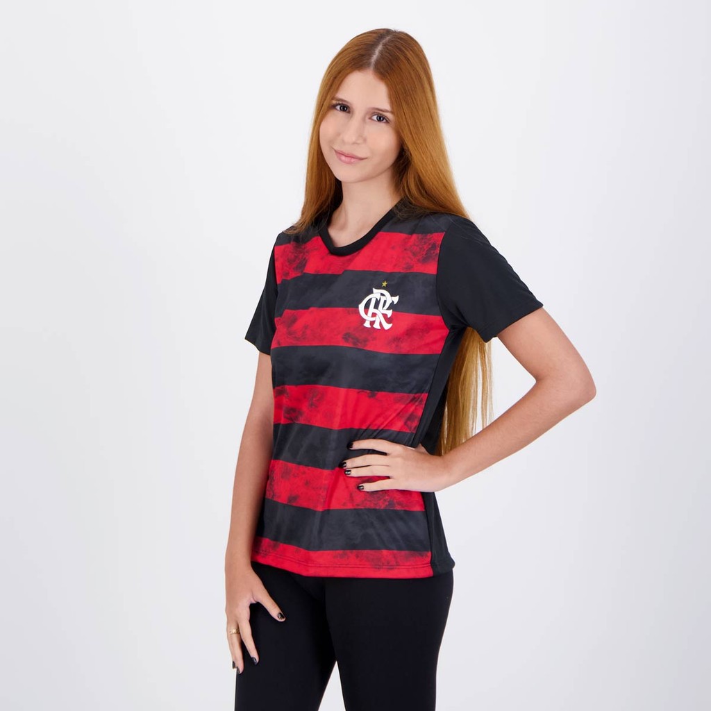 Camisa Flamengo Arbor Feminina Preta · foto 2