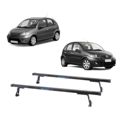 Rack Teto Resistent Sport Citroen C3 2002 a 2012 4pts LW120