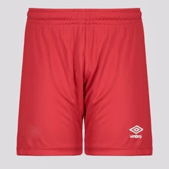 Calção Umbro Legacy Juvenil Vermelho