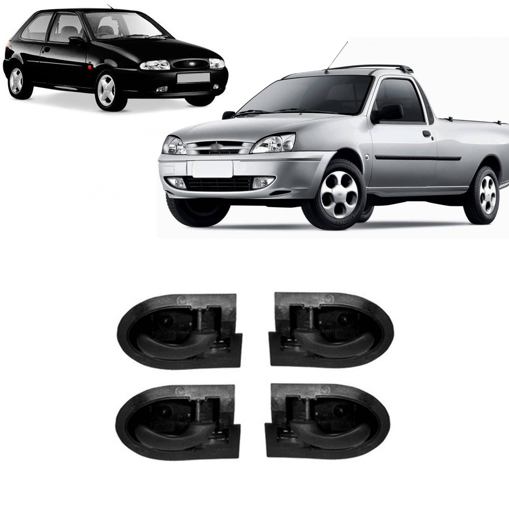 KIT MACANETA INTERNA DIANTEIRA TRASEIRA FIESTA 1996/2006 em Oferta na Shopee