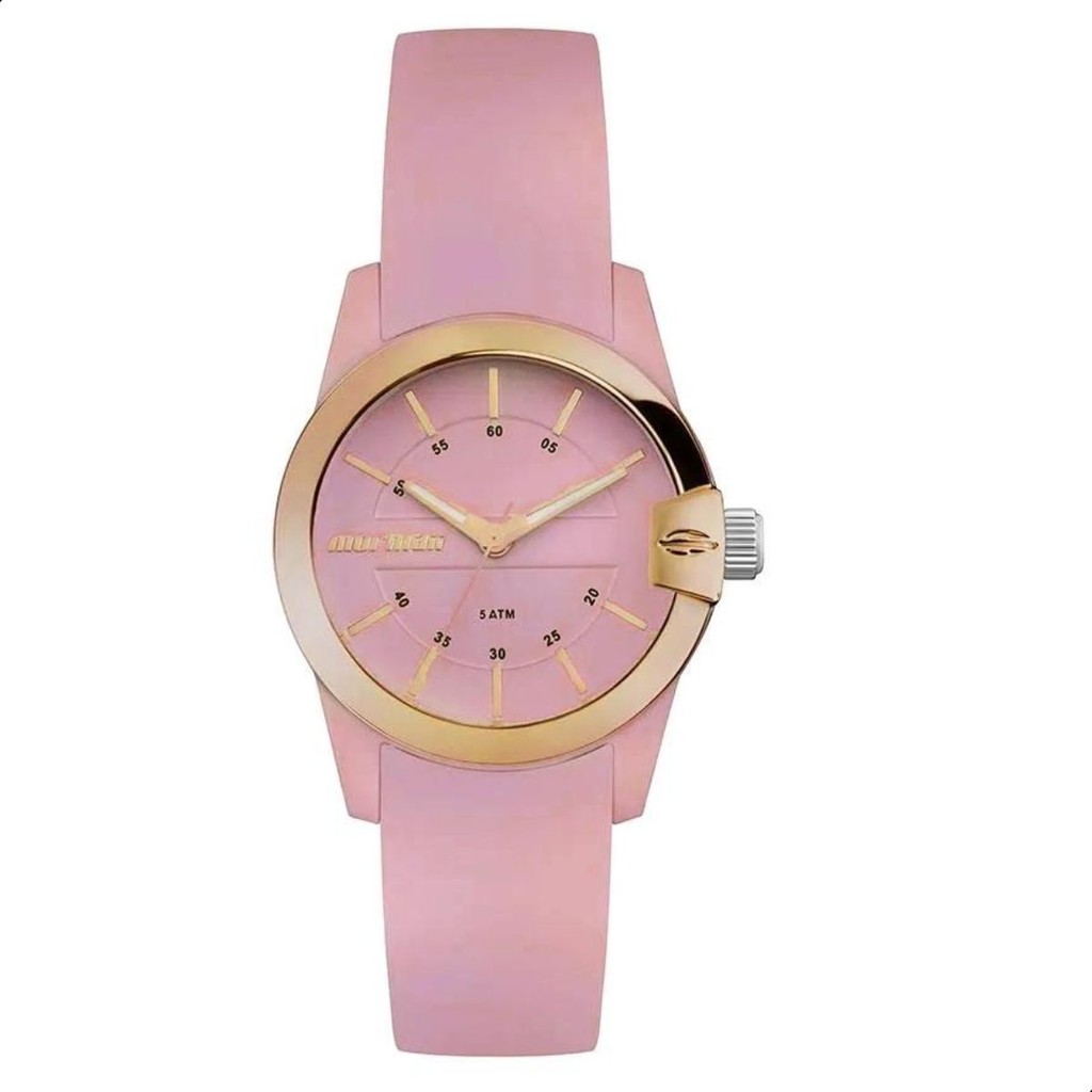 Relógio Feminino Mormaii MO2036JD/8J Luau Rosê, À Prova D'Água, Estilo, Moda, Ideal para Presentes e Aniversários. - Watches
