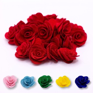 Aplique Flor de Tecido em Poliéster 10 peças Para Laço 2,5cm em Oferta na Shopee