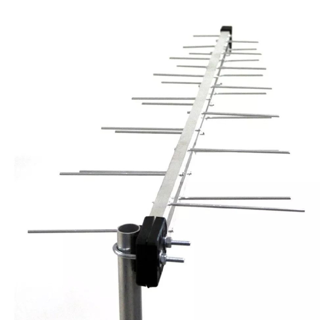 Antena Externa UHF 34 Elemntos Log Periodica Sinal Fort