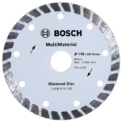 Disco de Corte Diamantado Turbo Multimaterial 110X20mm 2608615230000 BOSCH