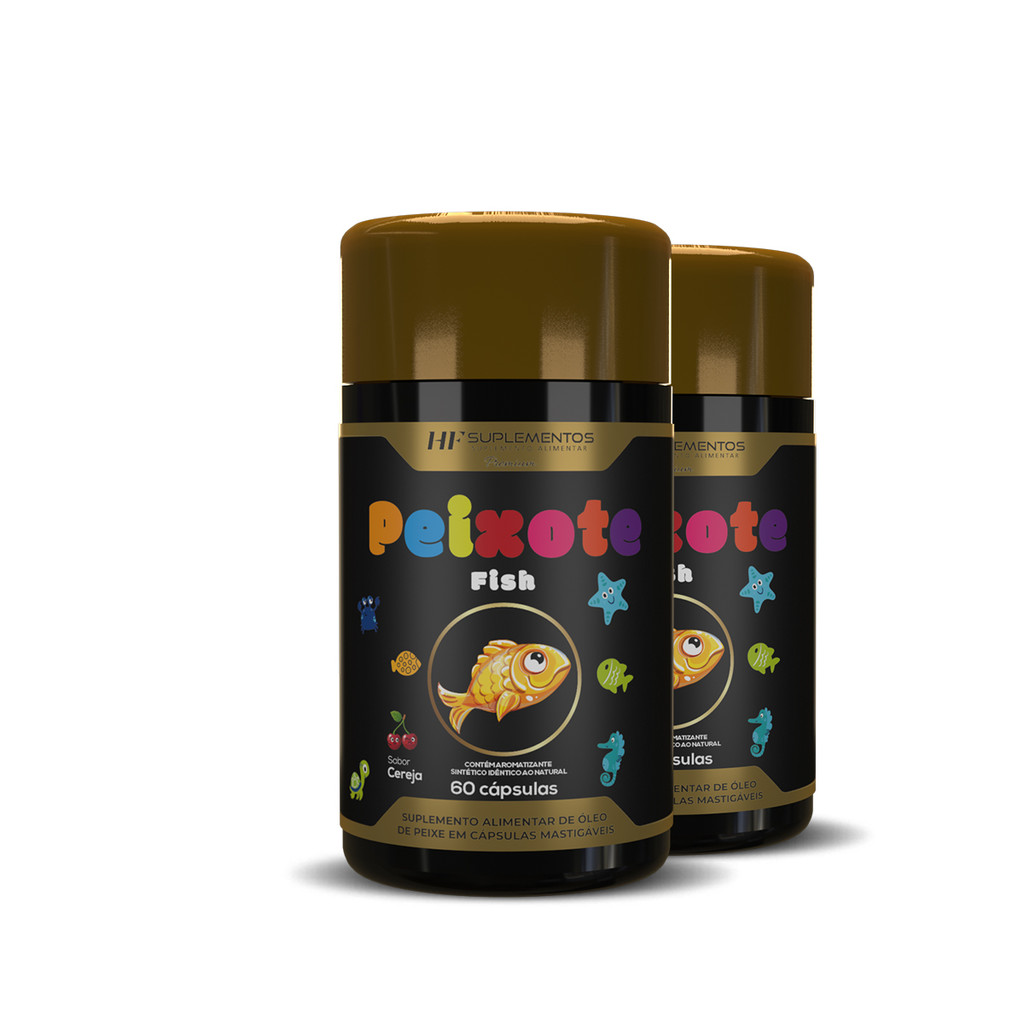2X OMEGA 3 INFANTIL SABOR CEREJA HF SUPLEMENTOS