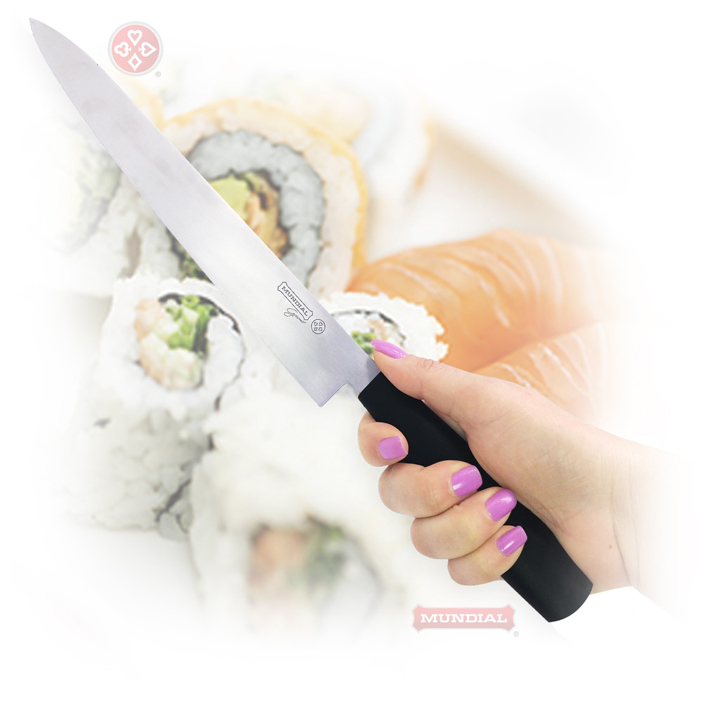 Faca Japonesa 10 Polegadas Inox Sushi Sashimi Yo Yanagiba Mundial