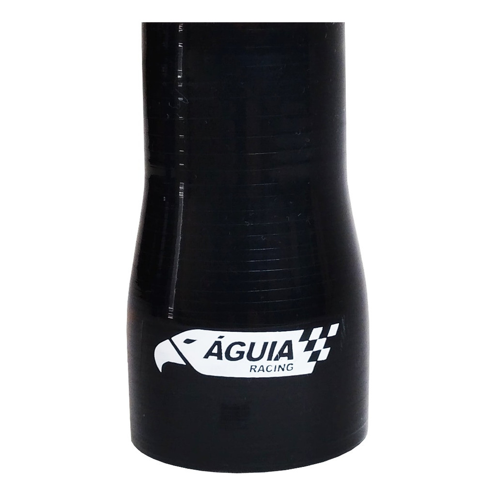 Mangote De Silicone Reto Redução Preto 3 X 2 1/4 X 100mm