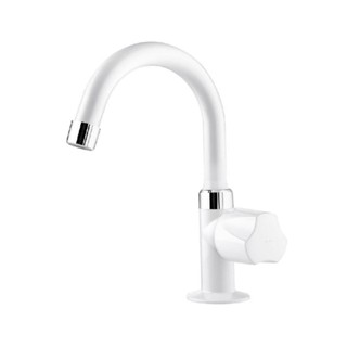 Torneira para Lavatório Viqua 1110702 Bica Alta ABS SM Branca em Oferta na Shopee