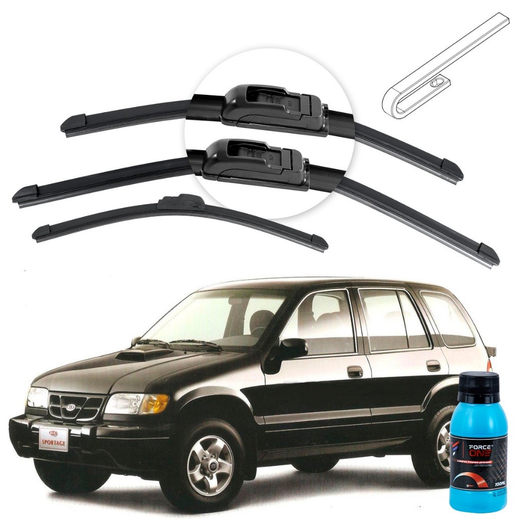 Limpador de Parabrisa Kia Sportage ano 93 a 04 Universal Dianteira e Traseira