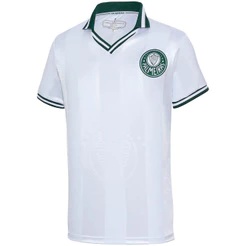 Camisa Palmeiras Retrô 1998 Branco Infantil Juvenil Oficial