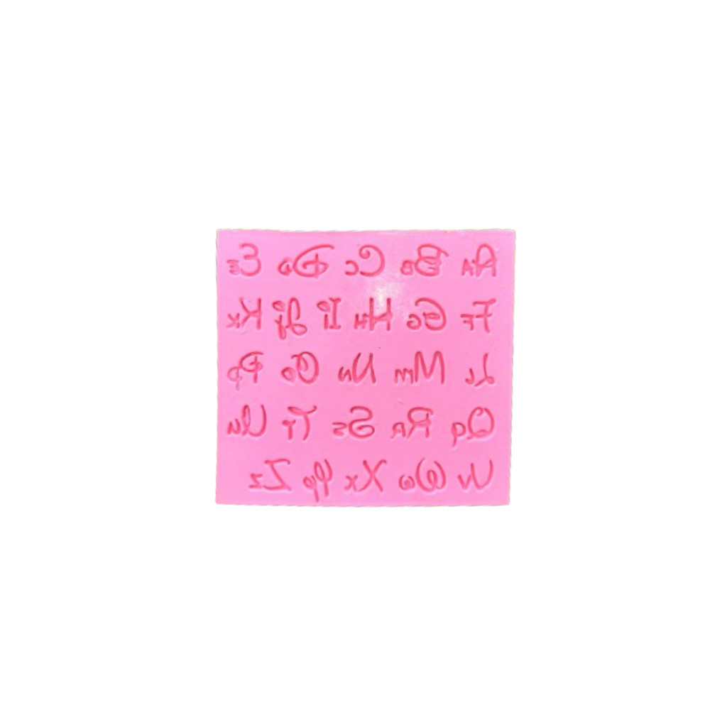 MOLDE DE SILICONE ALFABETO MAIÚSCULO E MINÚSCULO DISNEY em Oferta na Shopee