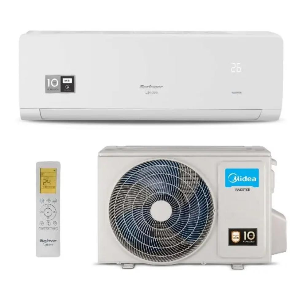 Imagem Ar Condicionado Inverter Springer Midea Xtreme Save Connect C 30000 Btus Quente e Frio 220V