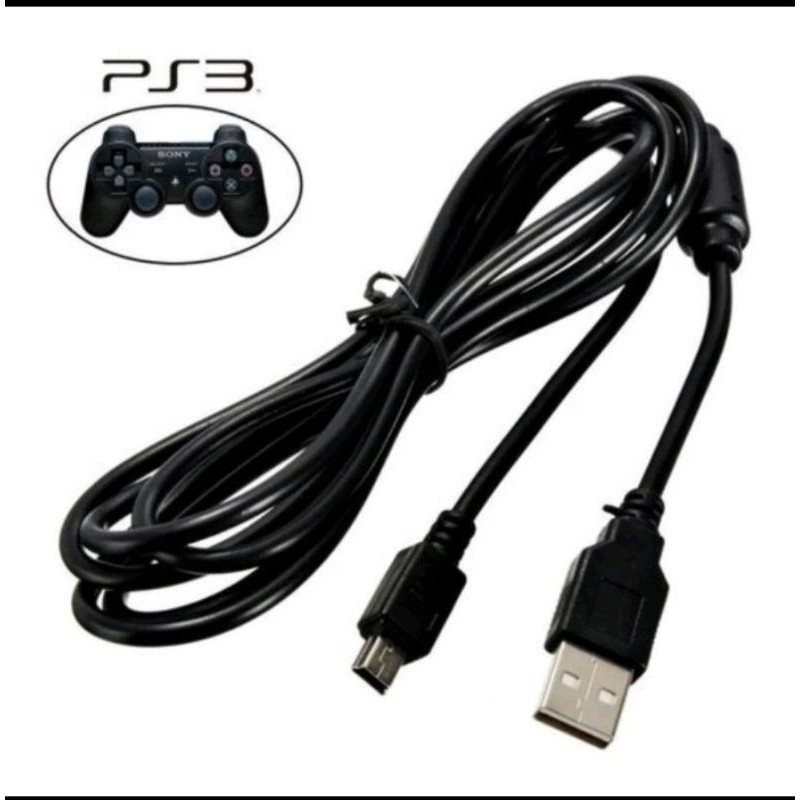 Cabo Play3/PS3/USB V3 de carregar controle do ps3 com filtro 1.8 metros pronta entrega