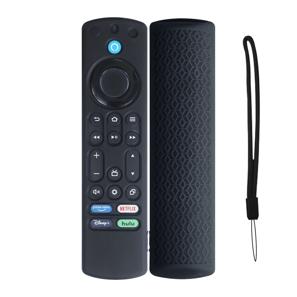Capa Remota De Silicone Para Controle Remoto Fire TV 4K Stick Max , Protetora Antiderrapante Com Cordão Control Sleeve
