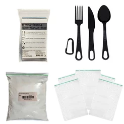 Kit Zip Lock + Cal Virgem + Talher + Manta Aluminizada