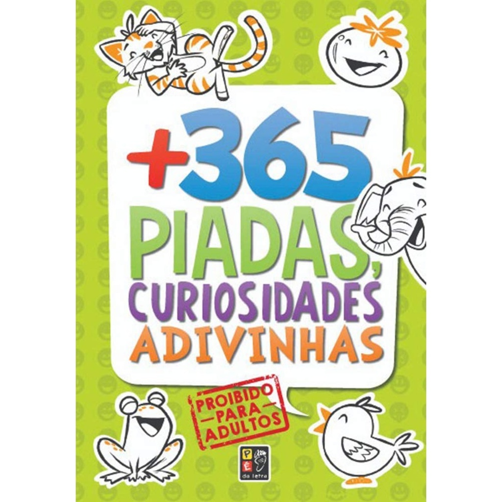 365 PIADAS - CURIOSIDADES E ADIVINHAS CAPA VERDE - Books & Magazines