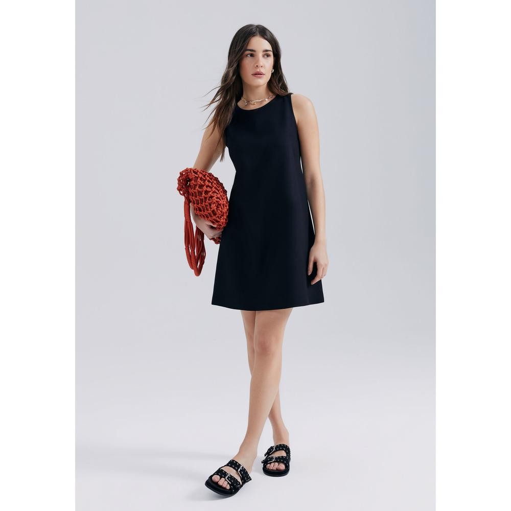 Vestido Curto Em Viscose Hering em Oferta na Shopee