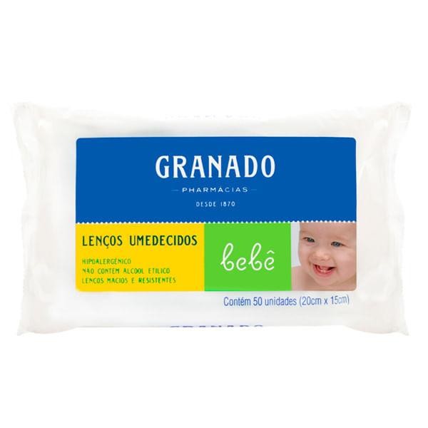 Lenços Umedecidos Granado Bebe c/50un em Oferta na Shopee