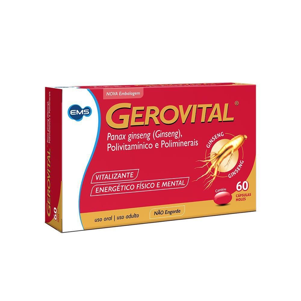 Suplemento Gerovital c/60 Cápsulas em Oferta na Shopee
