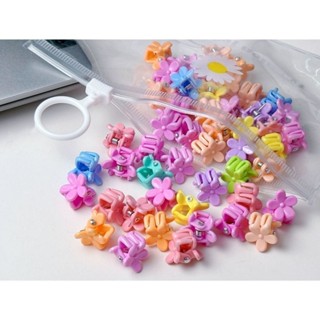 KIT 100 unidades Candy Color Mini Small Grab Clip Children's Hair Accessories-GUI ANA em Oferta na Shopee
