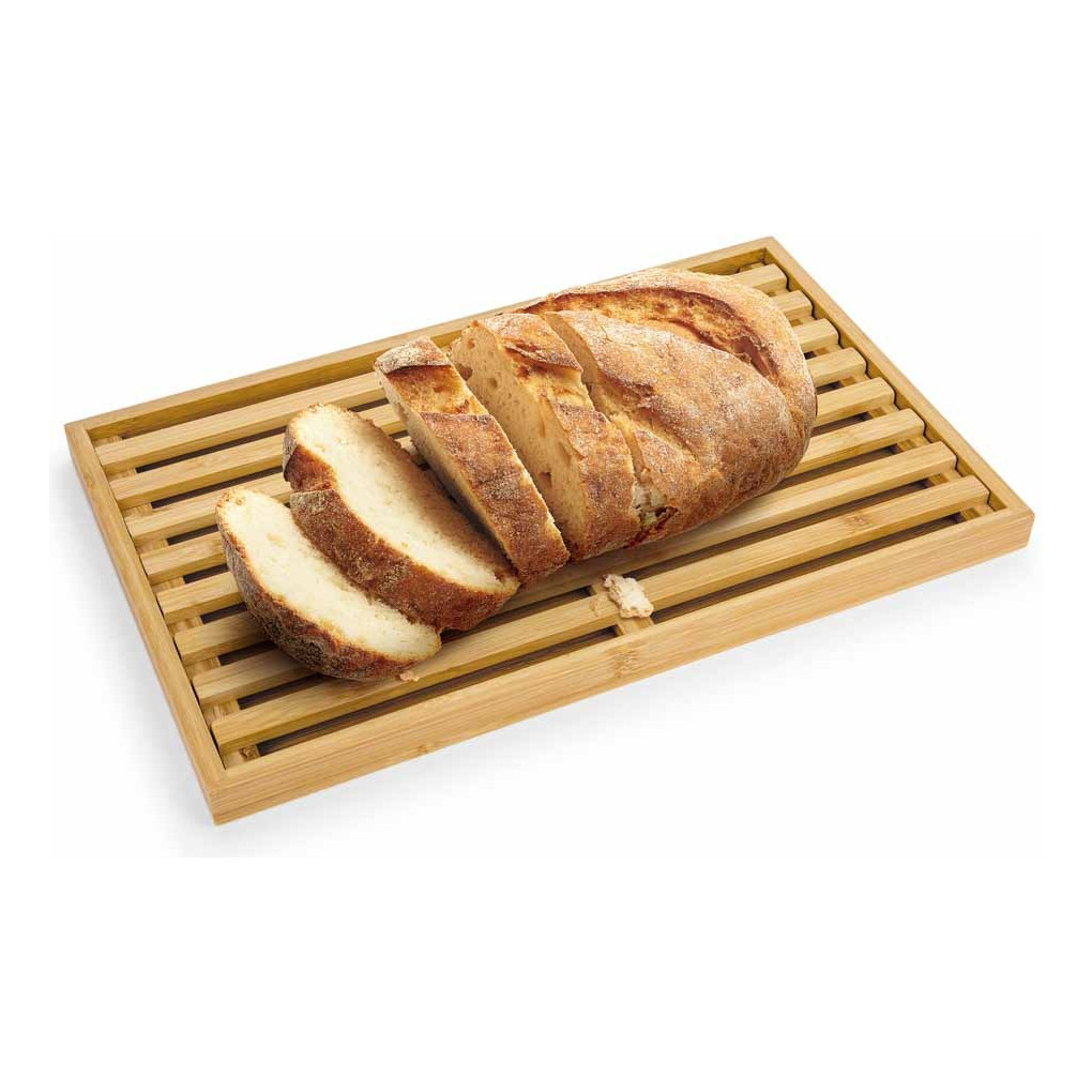 Tábua De Corte Migalheira Pães Em Bambu 40x25 Euro Home