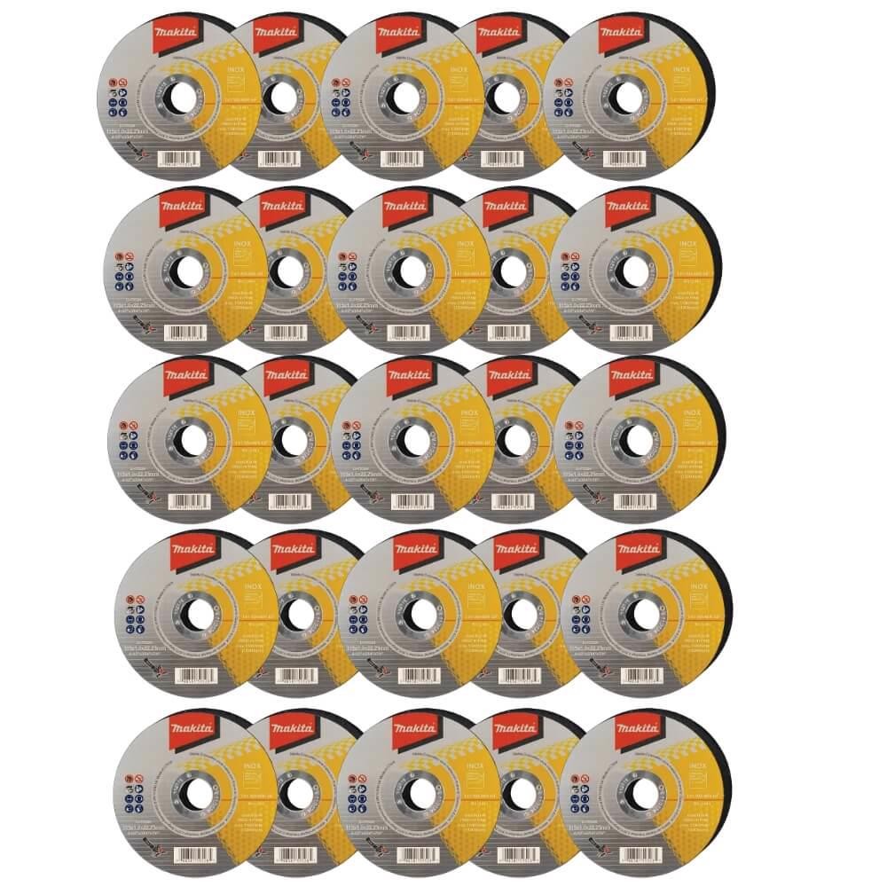 Disco de Corte Inox 4.1/2POL x 1mm WA46R D.75524 25 unidades MAKITA em Oferta na Shopee