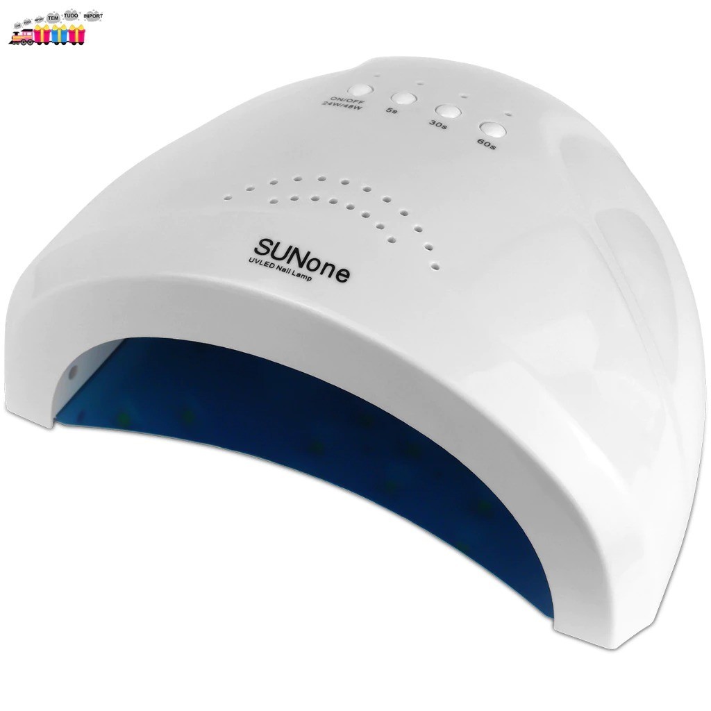 Cabine Estufa Forninho Sun One LED UV 48w Bivolt Unhas Acrigel Gel Porcelana Manicure Profissional em Oferta na Shopee