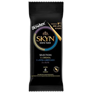 Preservativo Blowtex Skyn Selection Com 6 Unidades em Oferta na Shopee