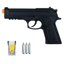 Pistola de Pressão CP92 4.5mm Preta - Niksan + Acessórios
