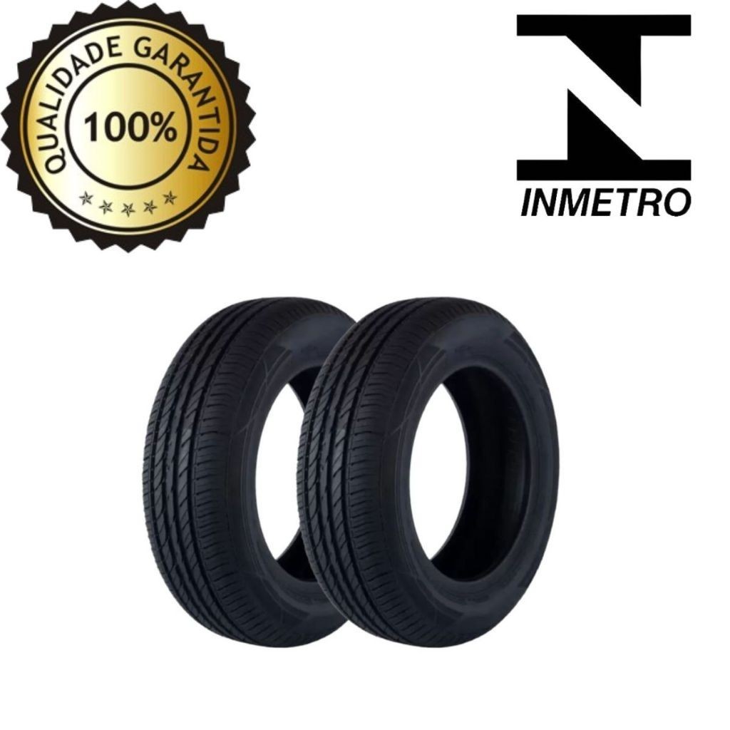 Kit 2 Pneu Aro 13 - 165/70 R13 Remold Linha Premium Garantia Inmetro Pneu