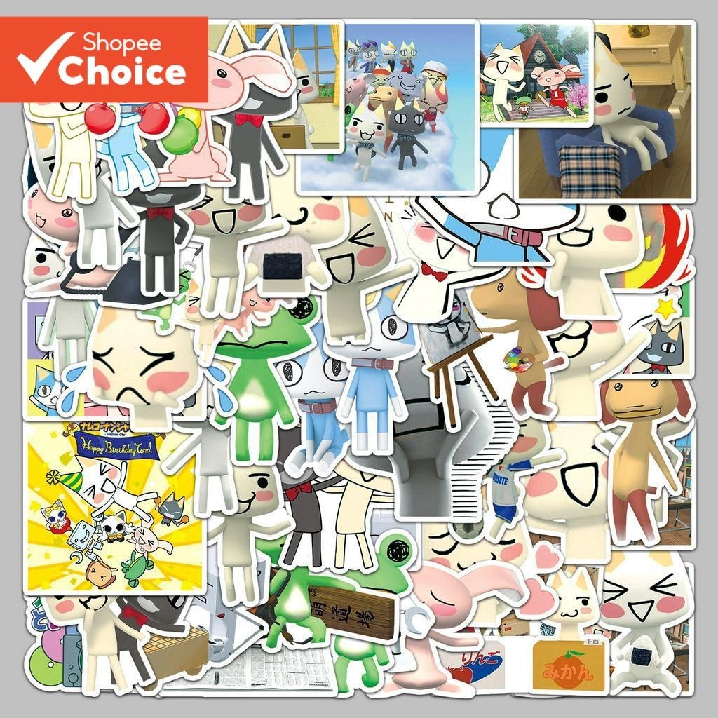 50Pcs Adesivos Inoue Duole Toro Game Stickers para Malas de Celular e Capacete Decorativos DIY