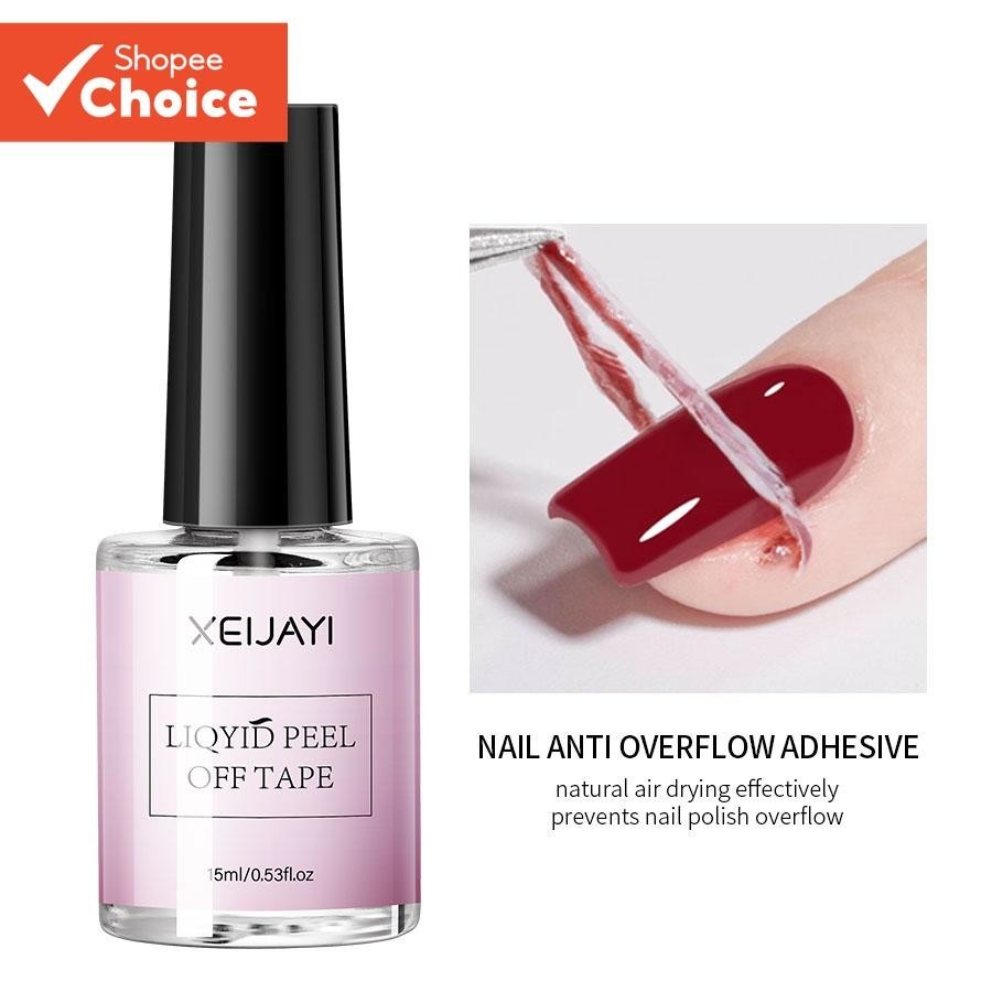 Gel Polonês Látex Líquido Prego Simples Descascar Cutícula Guarda Para Unha Arte Do Barreira Protetor Manicure Unhas Des
