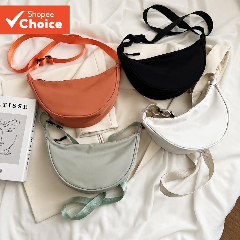 Moda Nylon Bolinho Bolsa Leve Carteira De Um Ombro Multifuncional Axilas