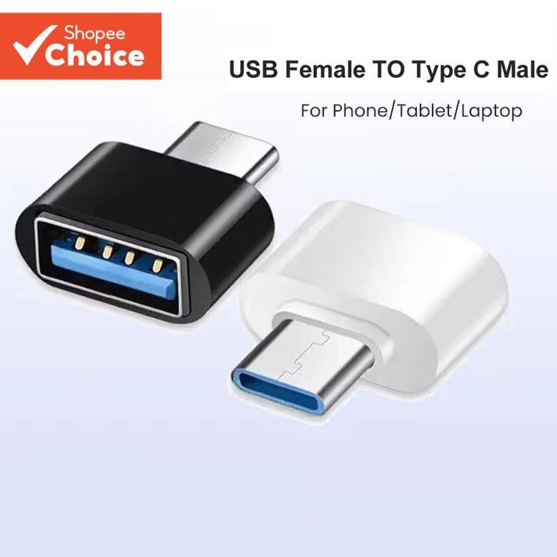 Adaptador USB Tipo C para Transferência de Dados de Computadores e Telefones