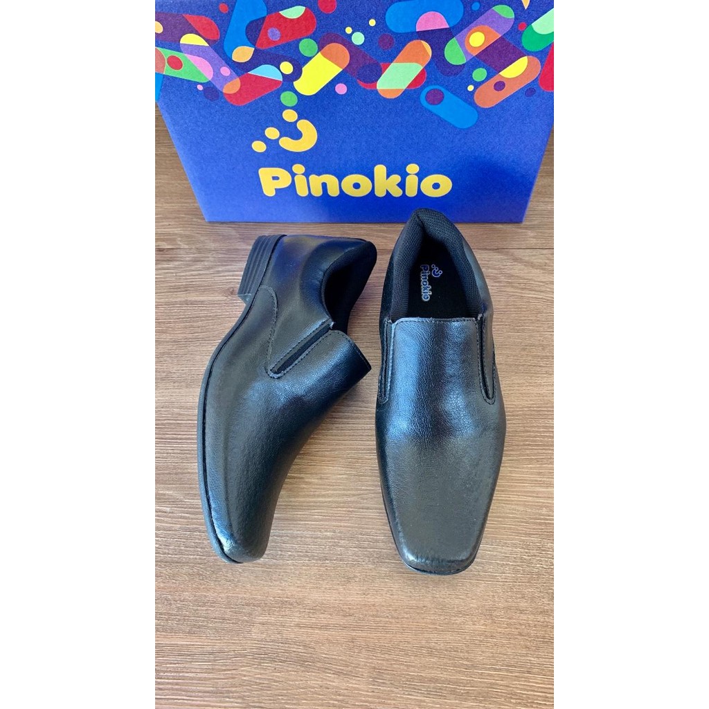 Sapato Social infantil masculino sem cadarço Pinokio