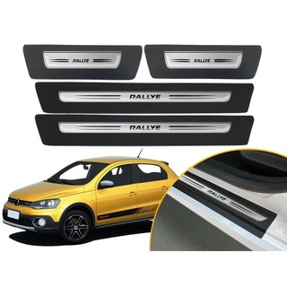 Jogo De Soleira Resinada Porta Modelo Drop Carro Gol Rallye G5 e G6 2010 2011 2012 2013 2014 2015 2016