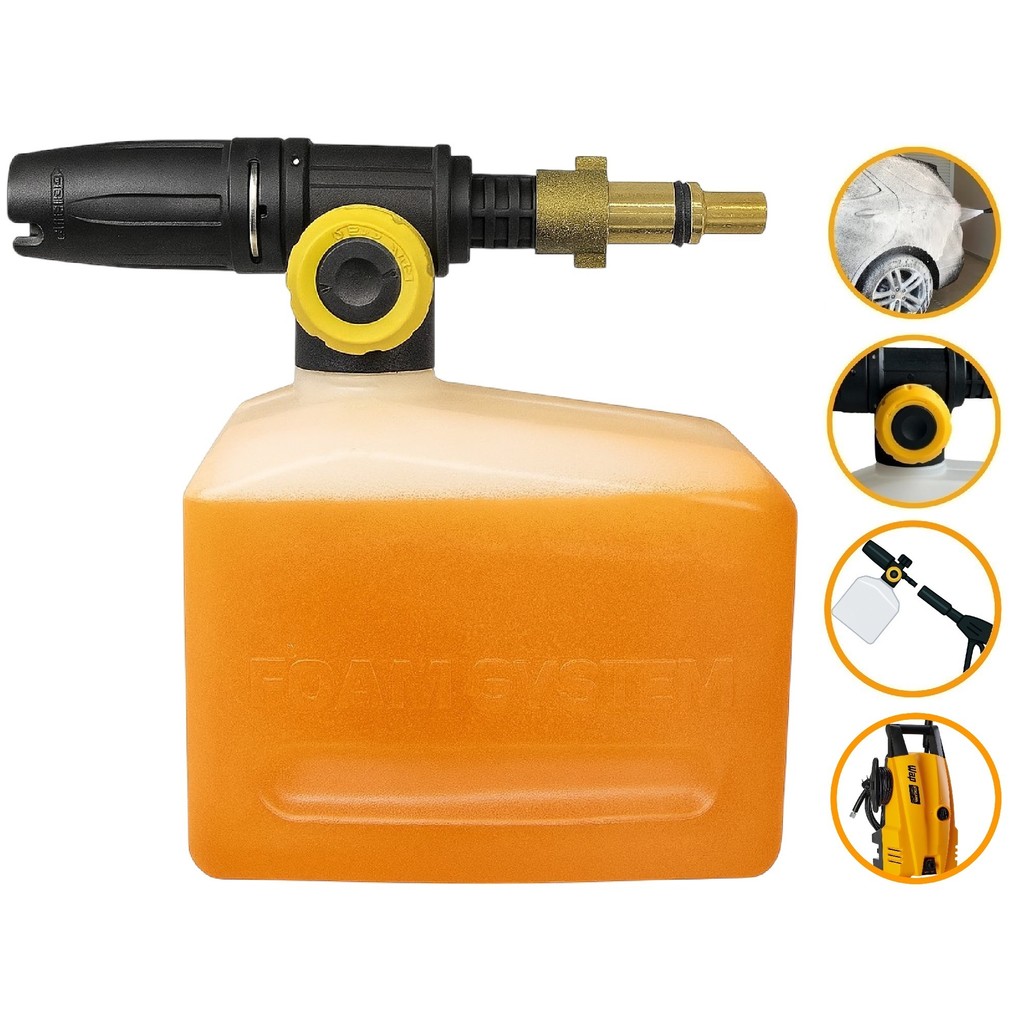 Canhão Espuma Snow Foam Difusor Aplicador Detergente Espuma Wap Atacama Smart 2200 Lavadora Pressão