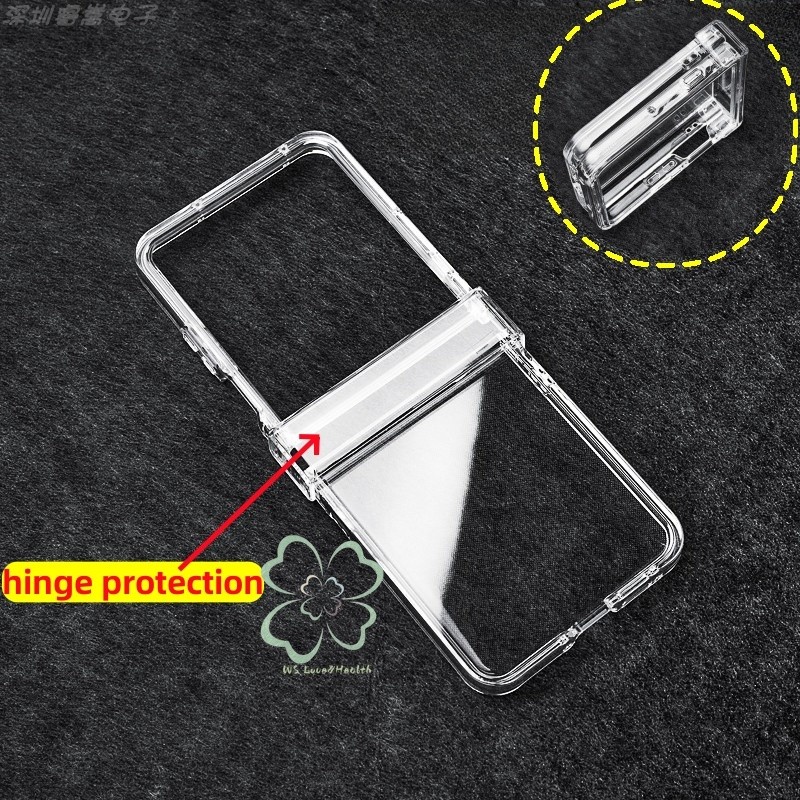 Capa Rígida Transparente Com Proteção De Dobradiça Para Motorola Razr 60 50 Ultra Traseira À Prova De Choque em Oferta na Shopee