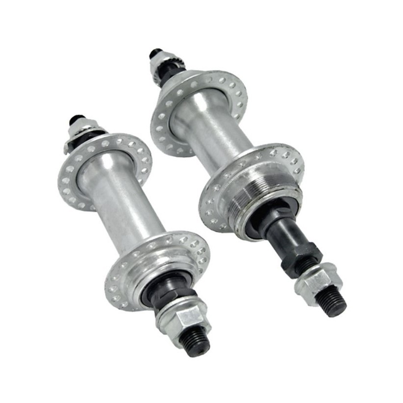 Cubos Dianteiro e Traseiro 36 Furos 3/8 Zincado com Espaçador em Oferta na Shopee