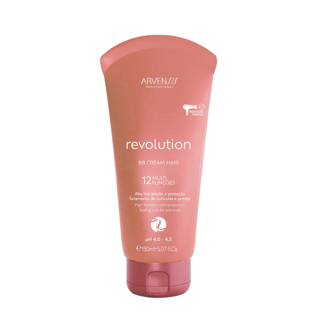 Arvensis Revolution BB Cream Hair - Leave-in Multifuncional 150ml em Oferta na Shopee