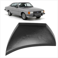 Polaina Ponteira Preta Parachoque Dianteiro Opala 1980 a 1984