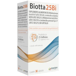 Biotta 25Bi  30 cáps – Probiótico com 25 Bilhões UFC p/ Saúde Intestinal e Imunidade | 1 Cápsula/dia