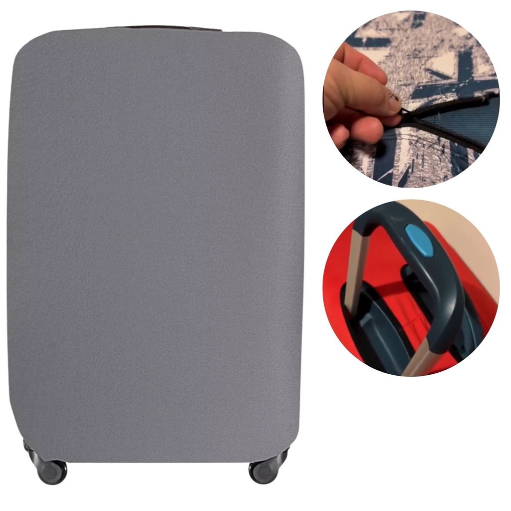 Kit 3 Capas Protetoras para Mala PMG – Proteja Suas Malas com Estilo