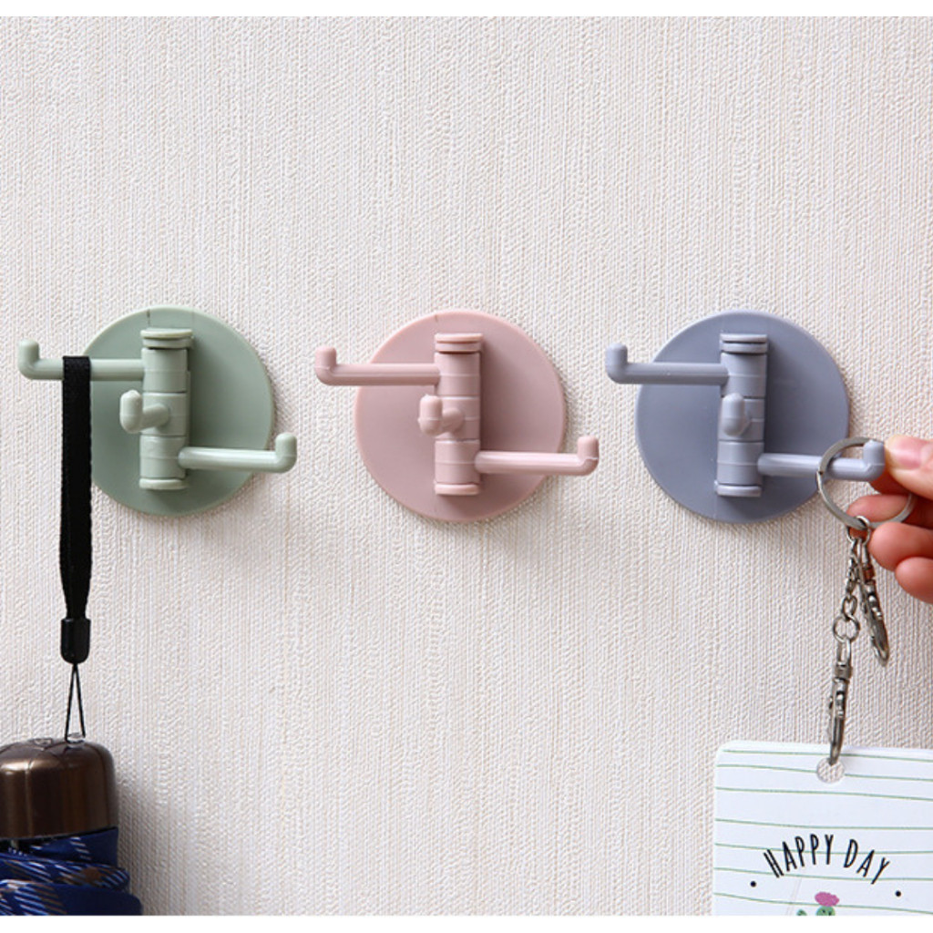Gancho de Parede Adesivo Multifuncional Redondo para Cozinha Banheiro Porta e Parede em Oferta na Shopee