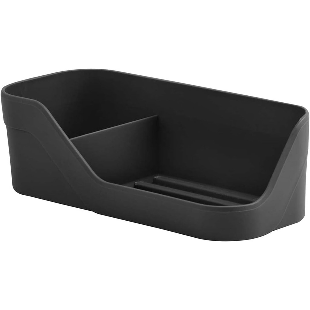 Organizador De Pia Suporte Porta Esponja Detergente 21cm Ou Cor Preto