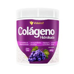 Colágeno Hidrolisado + Vitaminas e Minerais – Sabor Uva 300g