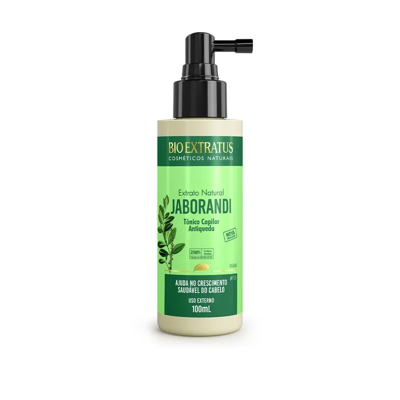 Extrato Natural Jaborandi 100ml Ajuda no Crescimento Saudável do Cabelo