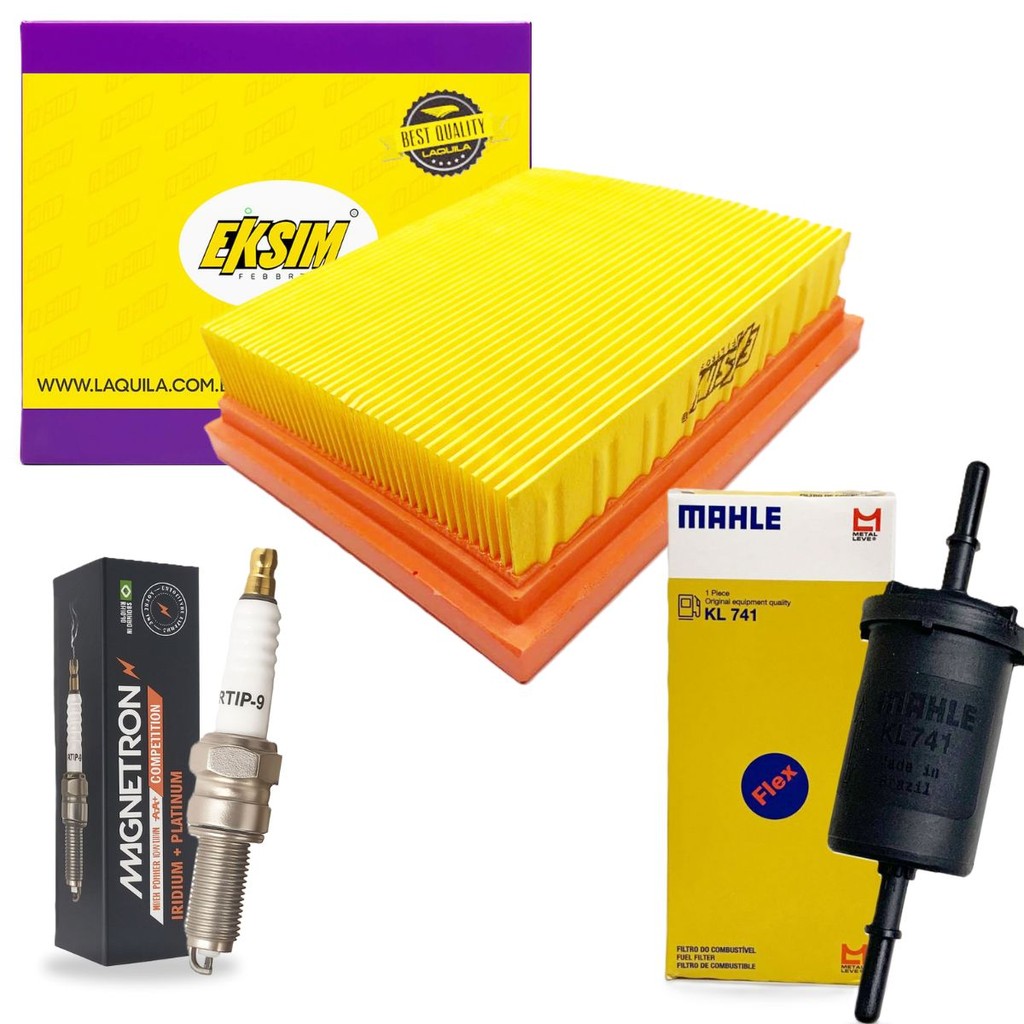 Kit de Filtros + Vela Iridium Cg 150 Fan 2009-2013 / Cg 150 Titan 2009-2013 em Oferta na Shopee